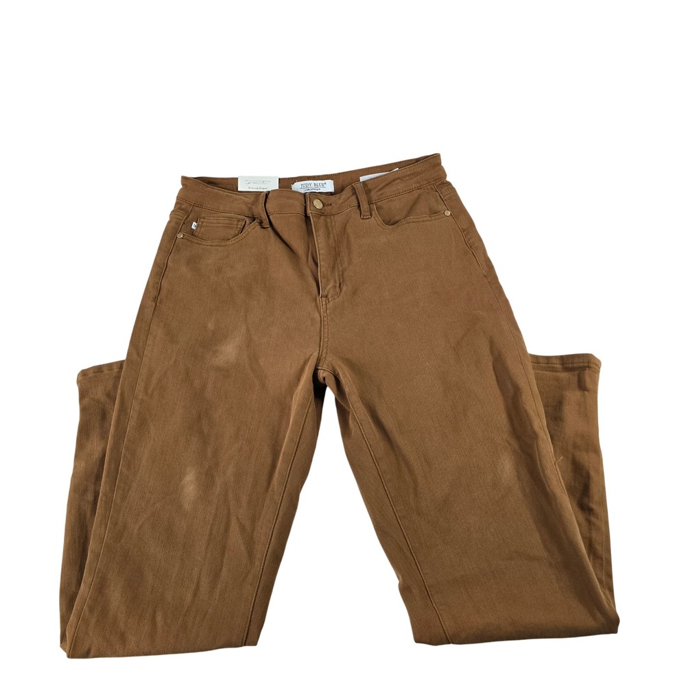 Judy Blue Slim Fit High Rise Jeans Camel Brown Size 13/31 New With Tags 14027